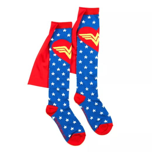 DC COMICS - Wonder Woman - Star Pattern Knee High With Cape