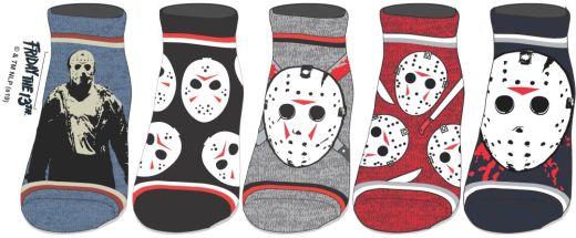 FRIDAY THE 13TH - Juniors 5 Pack Ankle Socks