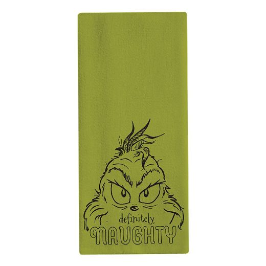 Dr. Seuss - The Grinch - Definitely Naughty Dish Towel