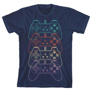 PLAY STATION - YOUTH CONTROLLER DEEP NAVY TEE