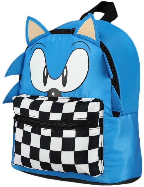 SEGA SONIC - Novelty Sonic poly mini backpack with 3D appliques