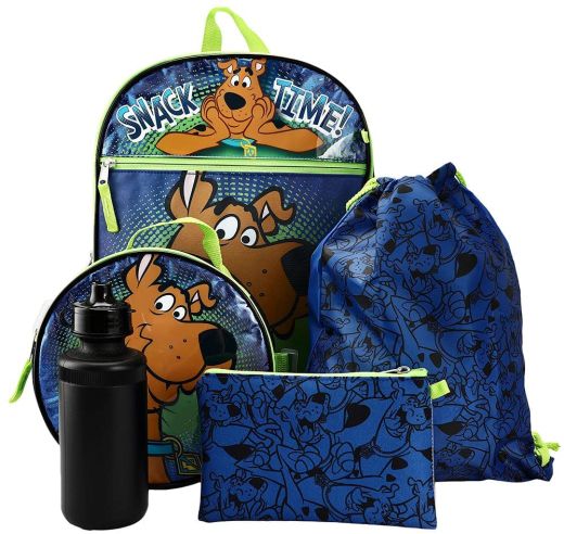 Scooby Doo – Youth Backpack 5 Piece Set