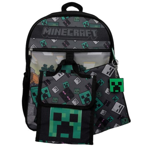 MINECRAFT - 5PC BACKPACK