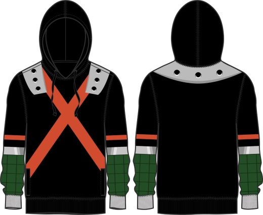 MY HERO ACADEMIA -Bakugo Cosplay Hoodie 8PPK (S-1,M-2,L-2,XL-2,XXL-1)