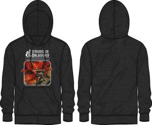 DUNGEONS AND DRAGONS - Logo Charcoal Heather Hoodie PPK (S-1, M-2,L-2,XL-2,XXL-1)
