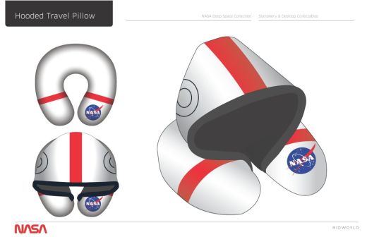 NASA - Neck Pillow with Hood
