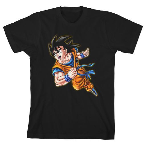 DRAGON BALL Z - Goku Boy's Black Tee 6PPK (S-1,M-2,L-2,XL-1)