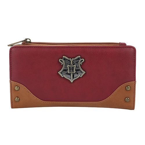 Harry Potter Hogwarts Crest Zip Wallet