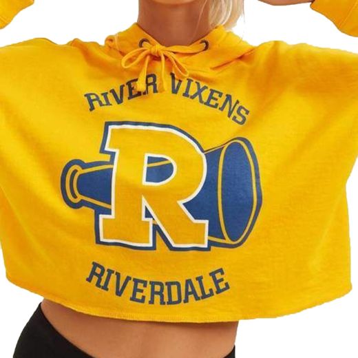 RIVERDALE - Squad Crop Juniors Yellow Hoodie 8PPK (XS-1,S-2,M-2,L-2,XL-1)