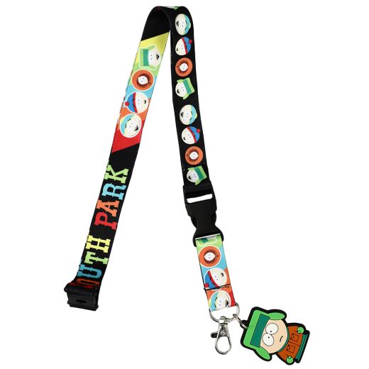 South Park Character Faces Lanyard