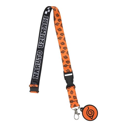 Naruto – Orange and Black Lanyard