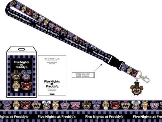 FIVE NIGHTS AT FREDDYS - Icon Characters Lanyard & Key Chain