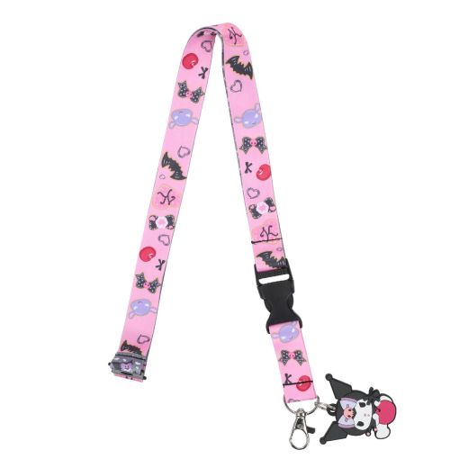 Kuromi - Cherries and Cookies Sublimated Straps Lanyard