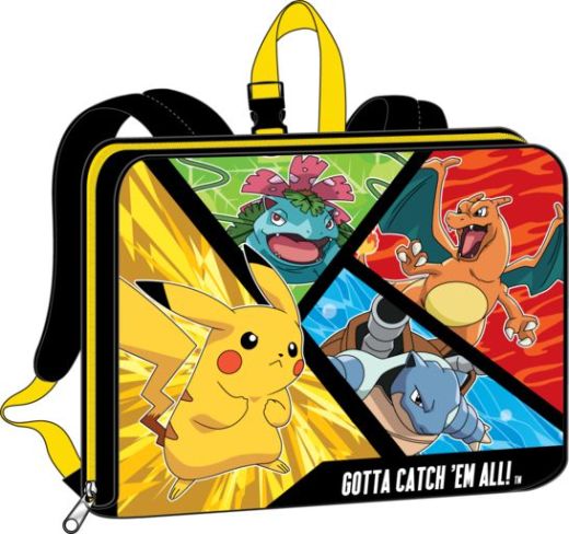 POKÉMON- KIDS HANGING BACKPACK WITH CLEAR WINDOW POCKET