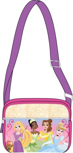 DISNEY - Princess Top Zip Crossbody Bag