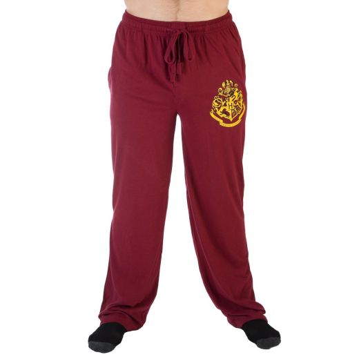 HARRY POTTER - Hogwarts Crest Burgundy Lounge Lounge Pants