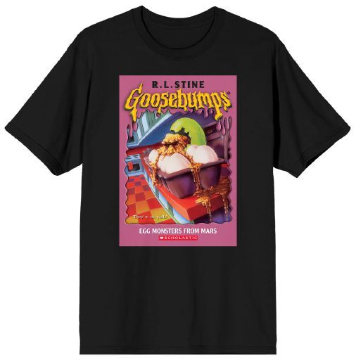 GOOSEBUMPS - Egg Monsters From Mars Mens Black Tee