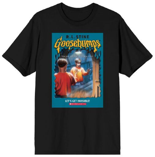 GOOSEBUMPS - Lets Get Invisible Mens Black Tee