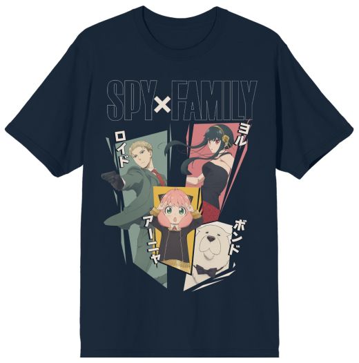 Spy x Family Forger Family Navy T-Shirt