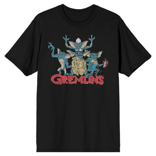 GREMLINS - Characters Mens Black Tee