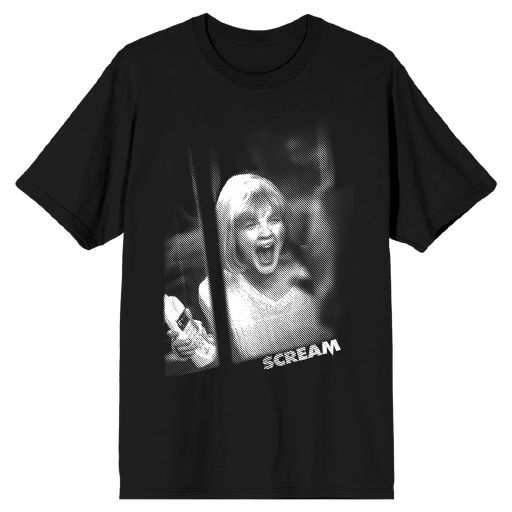 SCREAM - Screaming Holding Phone Mens Black Tee