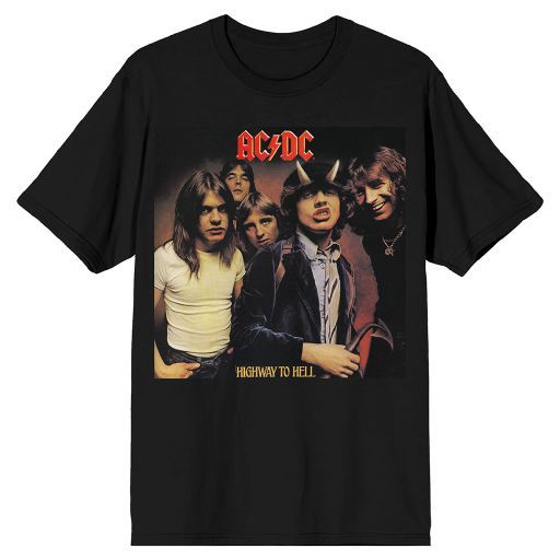 ACDC - Band Goup Shot Mens Black Tee