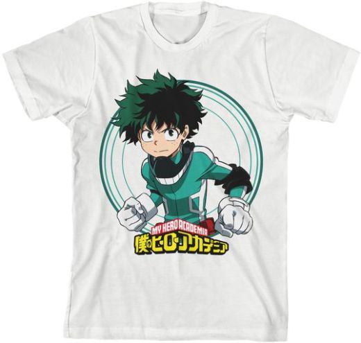 MY HERO ACADEMIA -  Deku Youth White Tee PPK(S-1,M-1,L-1)