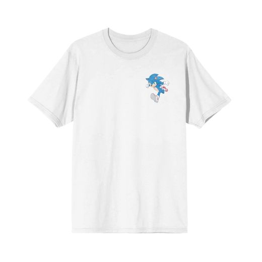 Sonic The Hedgehog 3 Speed Sparkles & Swirls White T-Shirt