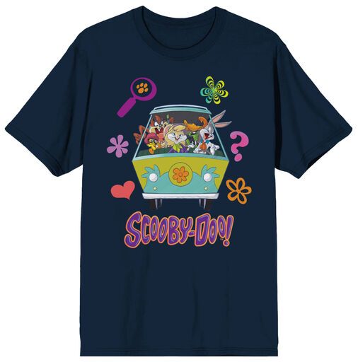 SCOOBY DOO - LOONEY TUNES MASHUP NAVY TEE 8PPK (S-1,M-2,L-2,XL-2,XXL-1)