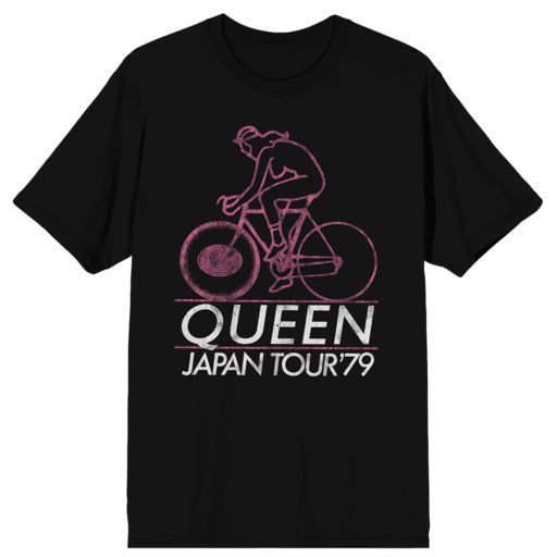 QUEEN - Music Roster 79 Mens Black Tee