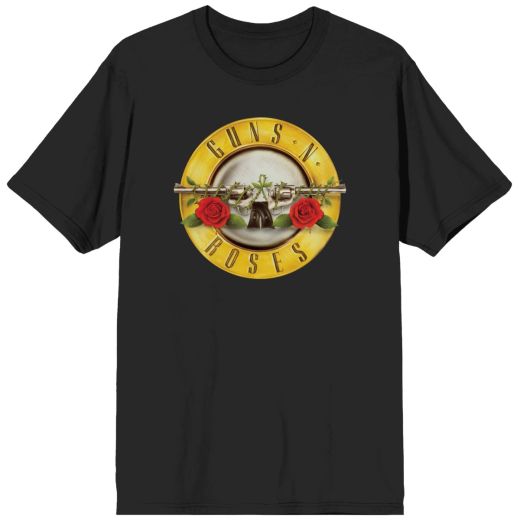 GUNS N ROSES - Band Logo Mens Black Tee