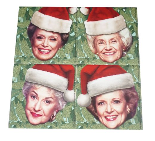 Golden Girls - Holiday Ceramic Coaster Set of 4