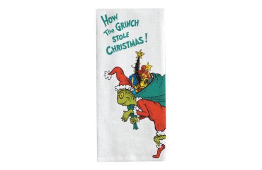 DR SEUSS - THE GRINCH - How the Grinch Stole Christmas Dish Towel