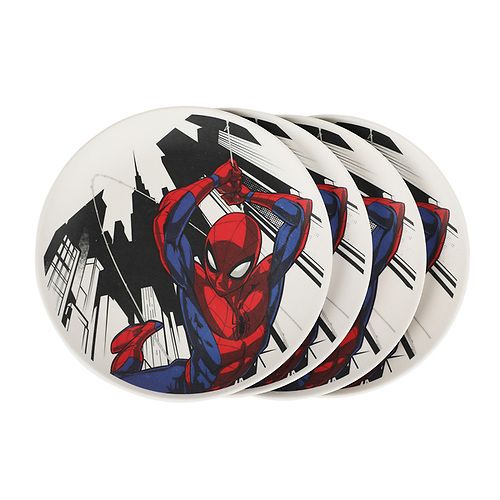 Marvel Spider-Man Bamboo Plates - Set of 4