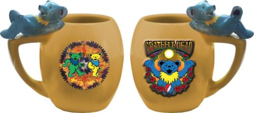 Grateful Dead Dancing Bears 18 oz. Sculpted Oval Ceramic Mug