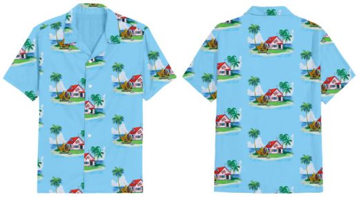 Dragon Ball Z  - Button Up Kame House Top  Pre-Pack (S-1,M-2,L-2,XL-2,XXL-1)