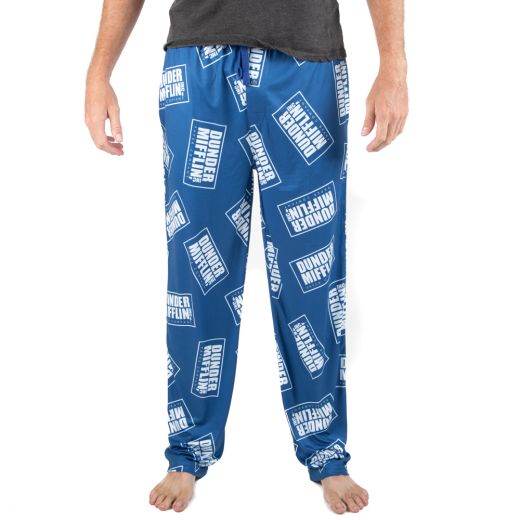 THE OFFICE - Dunder Mifflin AOP Men's Lounge Pants Blue PPK (S-1,M-2,L-2,XL-2,XXL-1)